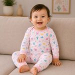 بادی بلند با شلوار دخترانه طرح کاکتوس ماماز پاپاز Mamas Papas - 0-%d8%aa%d8%a7-3-%d9%85%d8%a7%d9%87