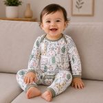 بادی بلند با شلوار پسرانه طرح باغ رنگی ماماز پاپاز Mamas Papas - 0-%d8%aa%d8%a7-3-%d9%85%d8%a7%d9%87