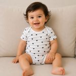 زیر دکمه دار آستین کوتاه دخترانه طرح راه راه قلبی ماماز پاپاز Mamas Papas - 0-%d8%aa%d8%a7-3-%d9%85%d8%a7%d9%87