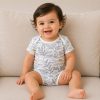 زیر دکمه دار آستین کوتاه پسرانه طرح نخل ماماز پاپاز Mamas Papas