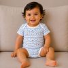 زیر دکمه دار آستین کوتاه پسرانه طرح دشت ماماز پاپاز Mamas Papas