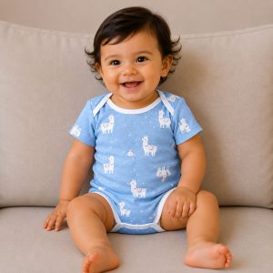 زیردکمه ای آستین کوتاه طرح لاما ماماز پاپاز Mamas Papas