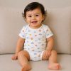 زیر دکمه دار آستین کوتاه دخترانه طرح حیوانات رنگی ماماز پاپاز Mamas Papas