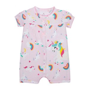 رامپر دخترانه طرح یونیکورن کارترز