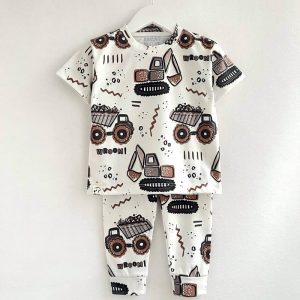 ست تیشرت شلوار بچه گانه طرح راهسازی کوالا Koala