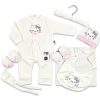 ست لباس بیمارستانی نوزادی 7 تکه نگین دار طرح گربه مادرکر Mothercare - %d8%b7%d8%b1%d8%ad-2