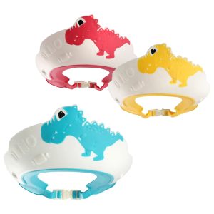 کلاه حمام سیلیکونی کودک طرح دایناسور