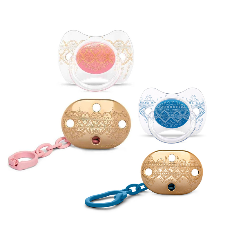 ست پستانک و بند پستانک 4 تا 18 ماه لوکس سواوینکس