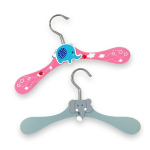 چوب لباسی چوبی اتاق کودک طرح فیل