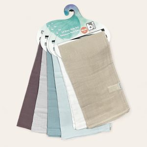 پتو نوزادی کنفی موسلین رنگی بی بیبی