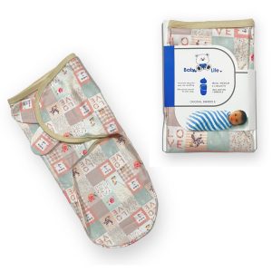 قنداق چسبی نوزاد طرح لاو بیبی فورلایف