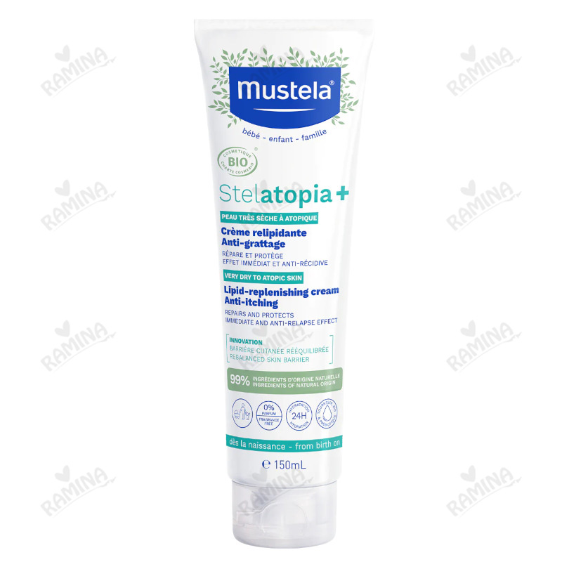 کرم دست و صورت نوزاد استالوتوپیا پلاس موستلا Mustela