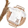 بلوز آستین کوتاه نوزادی دخترانه طرح خرگوش بیبی فورلایف Baby4life