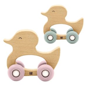 اسباب بازی چوبی دندانگیر طرح اردک کیکابو