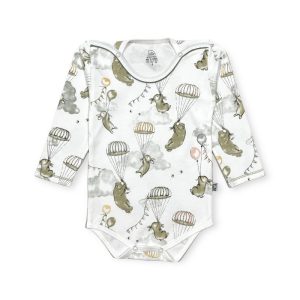 بادی آستین بلند کودک 1 تا 3 سال طرح بالن لیدولند