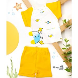 ست تیشرت شلوارک بچه گانه کد 32030 پولونیکس