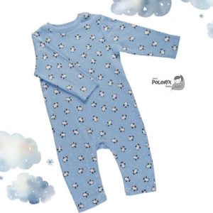 سرهمی بدون جوراب نوزاد طرح پنگوئن پولونیکس