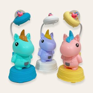 چراغ مطالعه کودک طرح یونیکورن