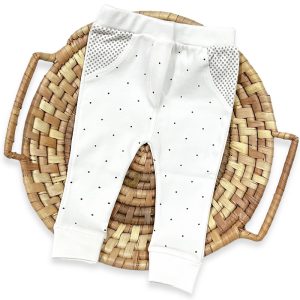 شلوار نوزاد طرح خال خالی بیبی فورلایف Baby4life