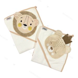 حوله عروسکی کلاهدار نوزاد طرح حیوانات گایه