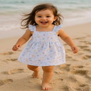 سارافون بچه گانه دخترانه کد 32021 پولونیکس Polonyx