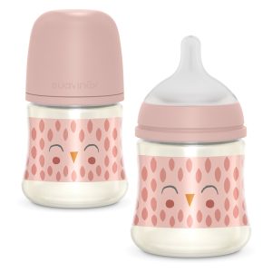 شیشه شیر طلقی 150 میل 0+ ماه طرح جغد سواوینکس