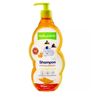 شامپو بچه حاوه پروتئین جوانه گندم 500 میل بیبی لند