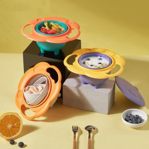 ظرف غذای معلق کودک طرح شیر 360 درجه