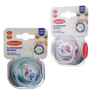 پستانک ارتودنسی مدل النا شب تاب بیبی لند