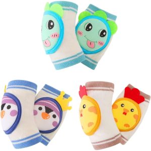 زانوبند نخی محافظ دار نوزاد طرح حیوانات