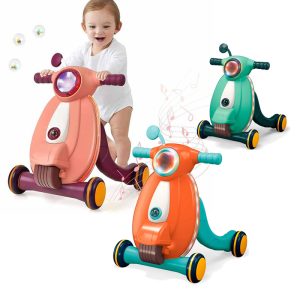 واکر موزیکال کودک طرح موتور وسپا