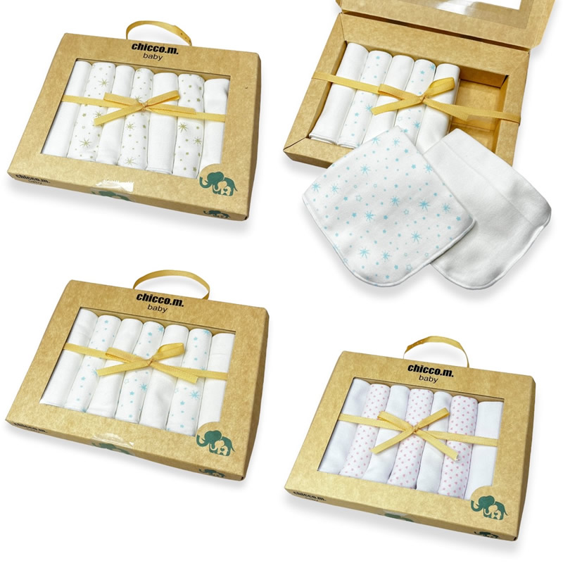 دستمال 7 عددی دست و صورت نخی چیکو