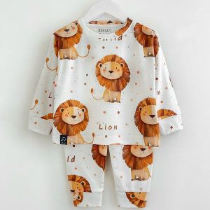 ست بلوز شلوار بچه گانه طرح Lion کوالا