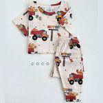 ست تیشرت شلوار بچه گانه طرح کامیون کوکو COCO - 1-%d8%aa%d8%a7-2-%d8%b3%d8%a7%d9%84