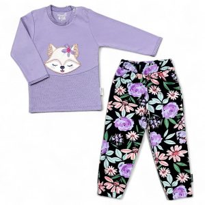 ست بلوز آستین بلند و شلوار کودک طرح تی تی به آوران