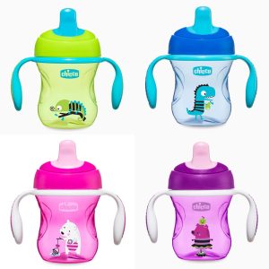 لیوان آبمیوه خوری کودک سوپاپ دار 200 میل چیکو