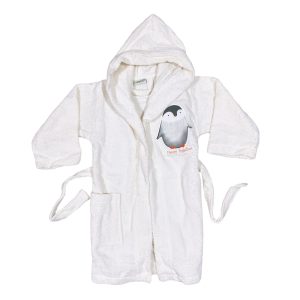 حوله تن پوش بچه گانه اسپورت طرح پنگوئن بی ارگانیک