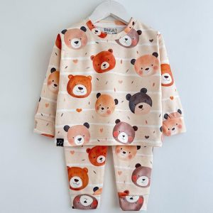 ست بلوز شلوار بچه گانه طرح خرس تدی کوالا