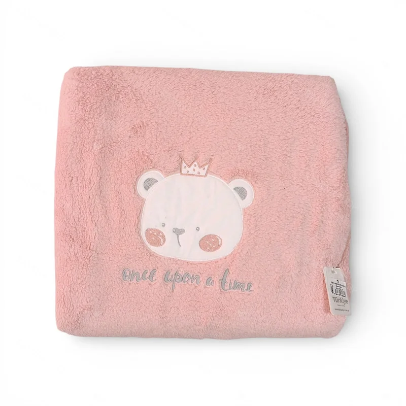 پتو خزدار نوزاد طرح خرس بی بیبی Bibaby