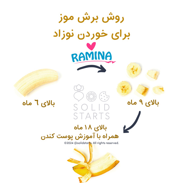 خوردن موز برای نوزاد