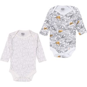 بادی آستین بلند 9 تا 12 ماه ماماز پاپاز