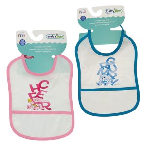 پیشبند مشمایی کاسه دار نوزاد طرح خرس بیبی جم