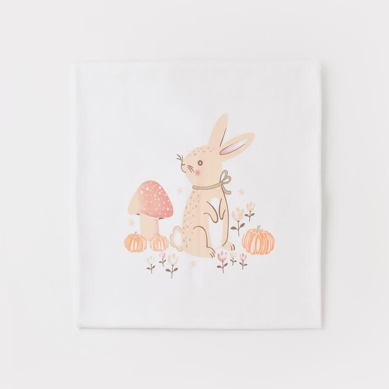 پتوی نخی چهار فصل نوزاد طرح خرگوش بی بیبی