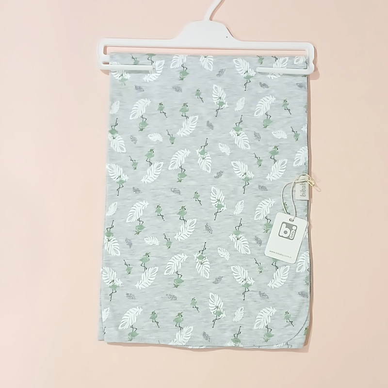 پتوی نخی چهار فصل نوزاد طرح فلامینگو بی بیبی