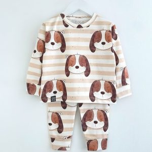 ست بلوز شلوار بچه گانه طرح هاپو کوکو