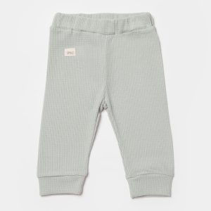 شلوار کودک طرح Smile سبز بی ارگانیک