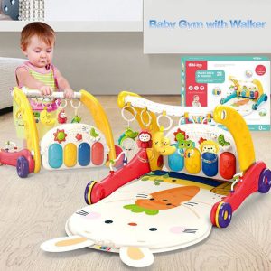 تشک بازی و واکر کودک 6016 طرح خرگوش