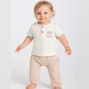 ست بلوز آستین کوتاه و شلوار کودک طرح بره بی بیبی Bi Baby