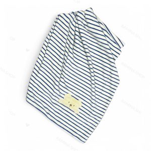 پتو مخمل نوزادی طرح خرس راه راه بیبی تف