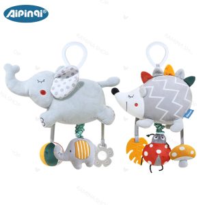 آویز کریر موزیکال طرح فیل و جوجه تیغی آیپینکی